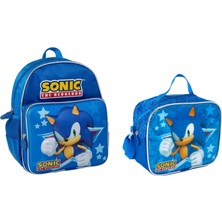 Sonıc Anaokulu Çantası ve Beslenme Çantası