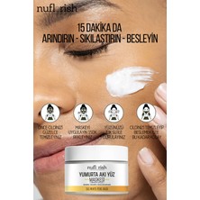 Nuflorish Yumurta Akı Maskesi, Gözenek Sıkılaştırıcı Egg Mask Wash Soft Scrub