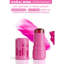 Procsın Milky Jelly Doğal Görünüm Dudak ve Yanak Renklendirici Allık Pembe (Pink) 5 gr