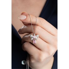 Silvano Jewelry 925 Ayar Gümüş Fiyonklu Kolye