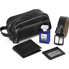 Polo Air Erkek El Çantası Cüzdan Kemer Kartlık Parfüm Set Pn-30