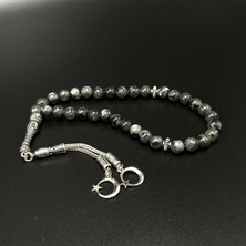 Yıldız Doğal Taş Sertifikalı Spektrolit 8mm 33LÜK Doğal Taş Tesbih