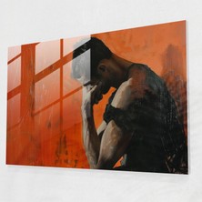 Painted Anarchy Caravaggio Tarzı Duvar Dekorasyonu - Yalnızlık Içinde Figür - Caravaggio, Duvar Süslemesi, Kontrast Renkler, Caravaggio Stili, 45X30