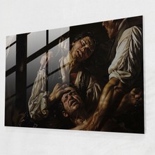 Painted Anarchy Caravaggio Tarzı Duvar Dekorasyonu - Ham Duygu Dolu Sahne - Caravaggio, Modern Sanat, Ev Dekorasyonu, Duvar Dekorasyonu, 45X30