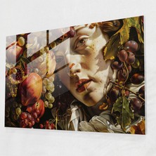 Painted Anarchy Caravaggio Stili Cam Baskı - Caravaggio, Cam Baskı, Ev Dekorasyonu, Caravaggio Stili, 45X30