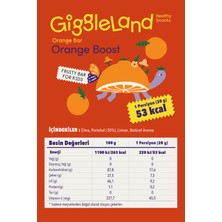 Giggle Land Portakallı Meyve Barı 20 G x 30 Adet