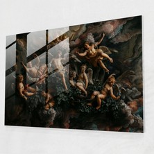 Painted Anarchy Caravaggio Stili Cam Baskı - Caravaggio, Cam Duvar Sanatı, Ev Dekorasyonu, Caravaggio Stili, 45X30