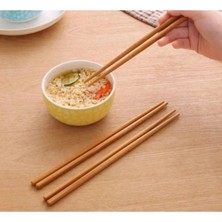 BarkoFix 10 Çift - 20 Adet Yıkanabilir Organik Bambu Çin Çubuk Uzakdoğu Çin Yemek Çubuğu Chopstick