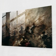 Painted Anarchy Caravaggio Stili Cam Sanatı - Caravaggio, Caravaggio Stili, Duvar Dekorasyonu, Modern Sanat, 45X30