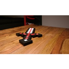 BYD3D Tekno 20 cm Minecraft Kılıç Büyük Boy, Minecraft Kılıç Biblo, Minecraft Dekoratif Figür
