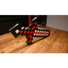 BYD3D Tekno 20 cm Minecraft Kılıç Büyük Boy, Minecraft Kılıç Biblo, Minecraft Dekoratif Figür