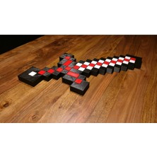 BYD3D Tekno 20 cm Minecraft Kılıç Büyük Boy, Minecraft Kılıç Biblo, Minecraft Dekoratif Figür