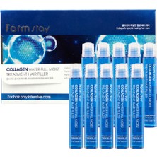 Farmstay Collagen Water Full Moist/yıpranmış Saçlar Için Saç Bakım Serumu Set 13 Ml*10 Ad