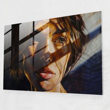 Painted Anarchy Cesur Işık ve Gölge Modern Sanat - Caravaggio, Cam Duvar Sanatı, Ev Dekorasyonu, Modern Sanat, 45X30