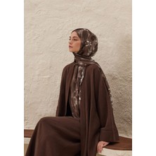 Fresh Lizzy Desen Rami Şal Kahverengi