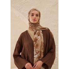 Fresh Lizzy Desen Rami Şal Sütlü Kahve