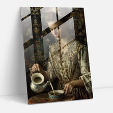 Painted Anarchy Johannes Vermeer Home Decoration - Johannes Vermeer, Wall Decoration, Glass Print, Glass Wall Art, 30X45
