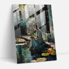 Painted Anarchy Johannes Vermeer Glass Wall Art Wall Decoration - Johannes Vermeer, Modern Art, Johannes Vermeer, Glass Print, 30X45