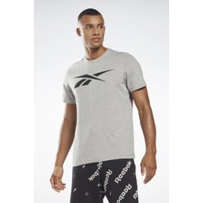 Reebok Gs Vector Tee Gri Erkek Kısa Kol T-Shirt