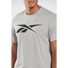 Reebok Gs Vector Tee Gri Erkek Kısa Kol T-Shirt