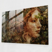 Painted Anarchy Leonardo Da Vinci Glass Print - Leonardo Da Vinci, Leonardo Da Vinci, Glass Art, Glass Wall Art, 45X30