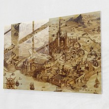 Painted Anarchy Leonardo Da Vinci Home Decoration - Leonardo Da Vinci, Wall Decoration, Leonardo Da Vinci, Glass Art, 45X30