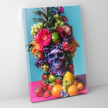 Painted Anarchy Frida Kahlo Style Canvas Print - Frida Kahlo, Frida Kahlo Style, Canvas, Canvas Print, 30X50