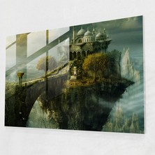 Painted Anarchy Leonardo Da Vinci Home Decoration - Leonardo Da Vinci, Glass Art, Leonardo Da Vinci, Glass Print, 45X30