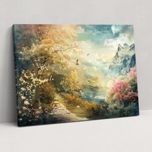 Painted Anarchy Leonardo Da Vinci Canvas Print - Leonardo Da Vinci, Leonardo Da Vinci, Home Decoration, Wall Decoration, 50X30