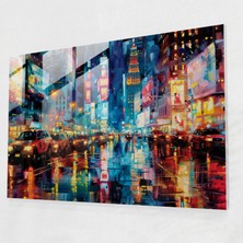 Painted Anarchy Leonid Afremov Glass Print - Dreamy Reflections - Leonid Afremov, Home Decoration, Glass Wall Art, Modern Art, 45X30