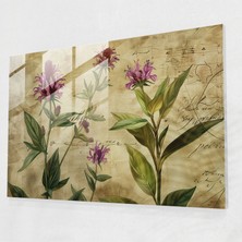 Painted Anarchy Leonardo Da Vinci Home Decoration: Botanical Illustration - Leonardo Da Vinci, Glass Art, Home Decoration, Leonardo Da Vinci, 45X30