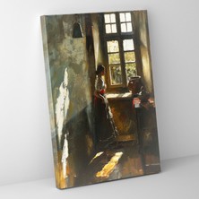 Painted Anarchy Johannes Vermeer Style Wall Decoration - Johannes Vermeer, Johannes Vermeer Style, Wall Art, Canvas Print, 30X50