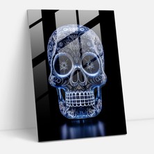 Painted Anarchy Los Muertos Minimalist Glass Print - Los Muertos, Home Decoration, Wall Decoration, Glass Print, 30X45