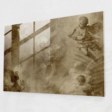 Painted Anarchy Leonardo Da Vinci Glass Wall Art - Leonardo Da Vinci, Glass Wall Art, Leonardo Da Vinci, Home Decoration, 45X30