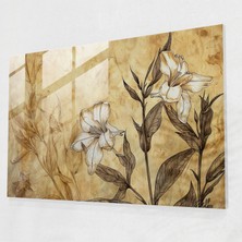 Painted Anarchy Leonardo Da Vinci Modern Art - Leonardo Da Vinci, Glass Art, Modern Art, Home Decoration, 45X30