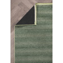 Colore Home Ada Kaymaz Taban Yıkanabilir Dokuma Yeşil Kilim Yolluk