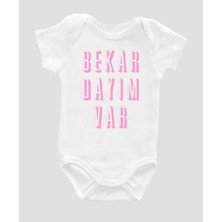 Outdoor One Organik  Pamuk Bekar Dayım Var Pembe Bebek Body ZBN076