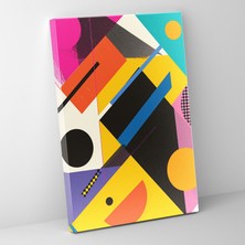 Painted Anarchy Geometrik Andy Warhol Tarzı Duvar Tablosu - Andy Warhol, Duvar Sanatı, Andy Warhol Tarzı, Kanvas Tablo, 50X70