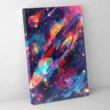 Painted Anarchy Fütürizm Sanat Tarzı Duvar Tablosu - Fütürizm, Fütürizm Sanat Tarzı, Kanvas Tablo, Kanvas Tablo, 30X50