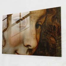 Painted Anarchy Leonardo Da Vinci Wall Decoration - Leonardo Da Vinci, Glass Art, Glass Wall Art, Home Decoration, 45X30