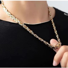 Hg.Aksesuar Erkek Çelik Kral Zincir Kolye