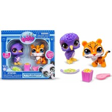 Toyfest Littlest Pet Shop Minişler 2’li Figür Seti S1 - Kaplan ve Kuş - 5 cm