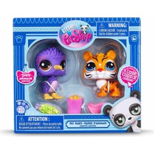 Toyfest Littlest Pet Shop Minişler 2’li Figür Seti S1 - Kaplan ve Kuş - 5 cm