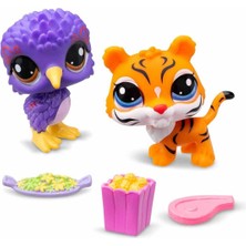 Toyfest Littlest Pet Shop Minişler 2’li Figür Seti S1 - Kaplan ve Kuş - 5 cm