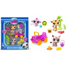 Toyfest Littlest Pet Shop Minişler Safari Oyun Seti 3’lü Figür Seti S1 - 5 cm