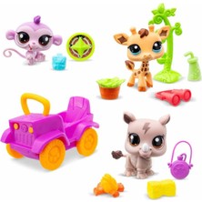 Toyfest Littlest Pet Shop Minişler Safari Oyun Seti 3’lü Figür Seti S1 - 5 cm