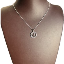 Ashak Accessories Kadın Aslan Burcu 925 Ayar Gümüş Zincirli Swarovski Taşlı Leo Zodiac Sign Model Burç Kolye