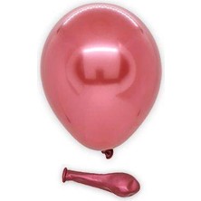 Parti Dükkanım 6 Inch Mini Kırmızı Krom Balon 10 Adet