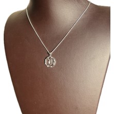 Ashak Accessories Kadın Oğlak Burcu 925 Ayar Gümüş Zincirli Swarovski Taşlı Capricorn Zodiac Sign Model Burç Kolye