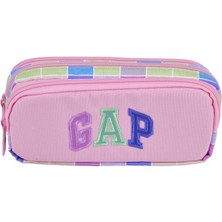 Gap Kalem Çantası Oval Üç Bölme Pembe 12803